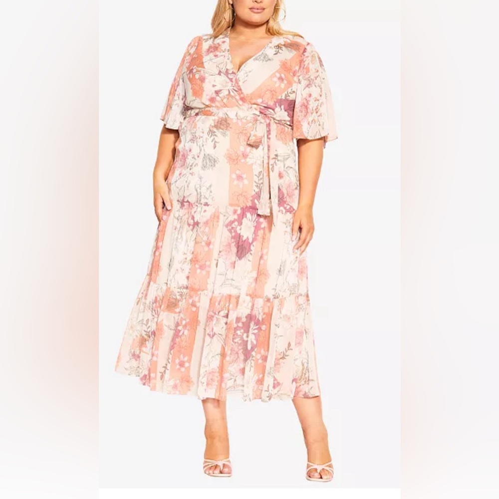 City Chic Wrap Dress